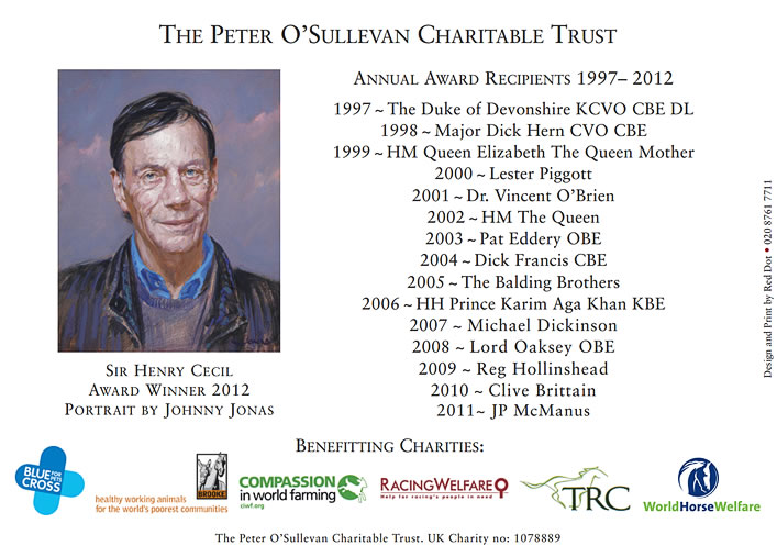 sir peter osullevan christmas card 1
