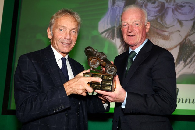 Willie Mullins and John Francome MBE